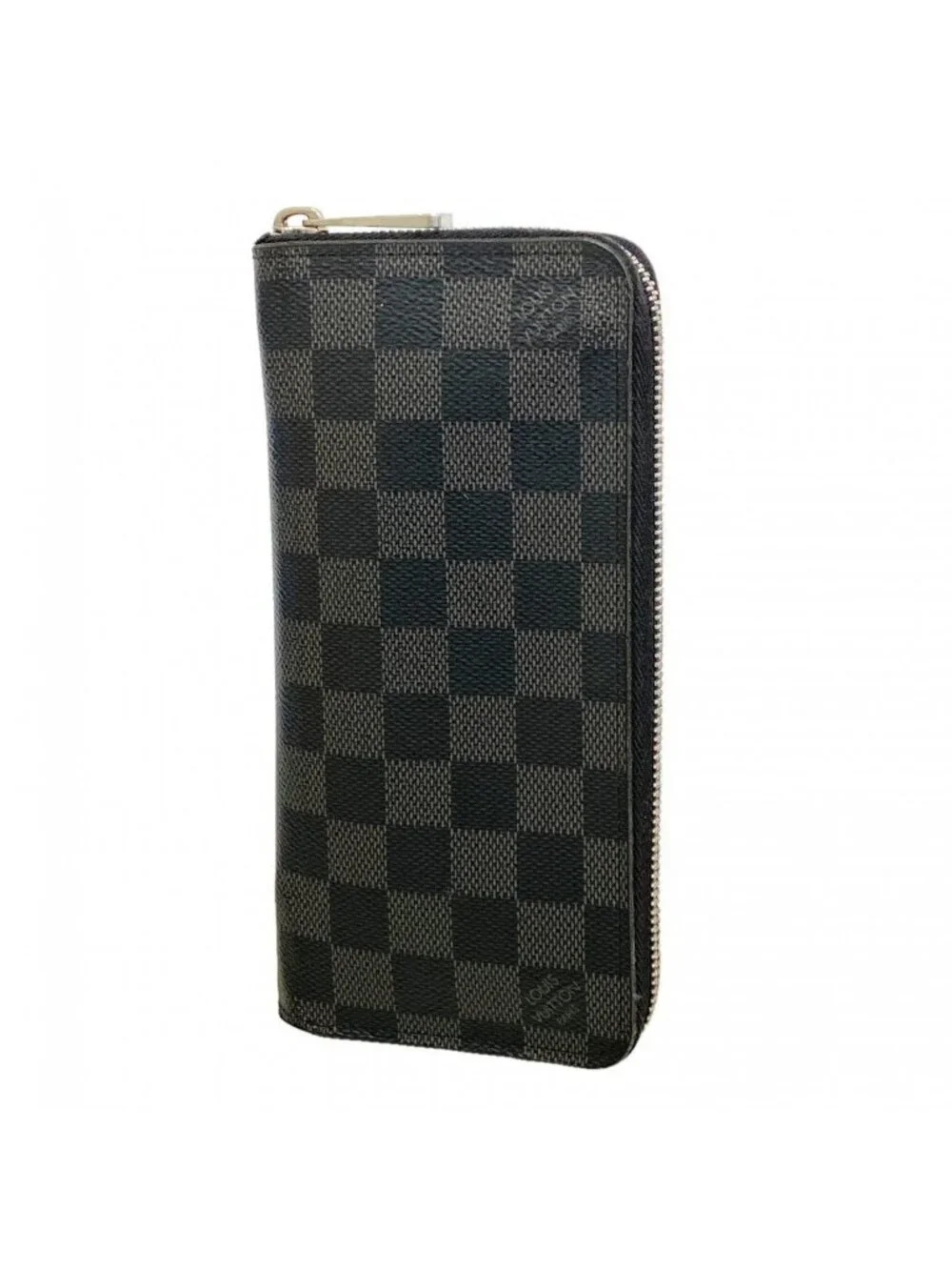 Louis Vuitton Wallet Damier Graphite Zippy Vertical Black